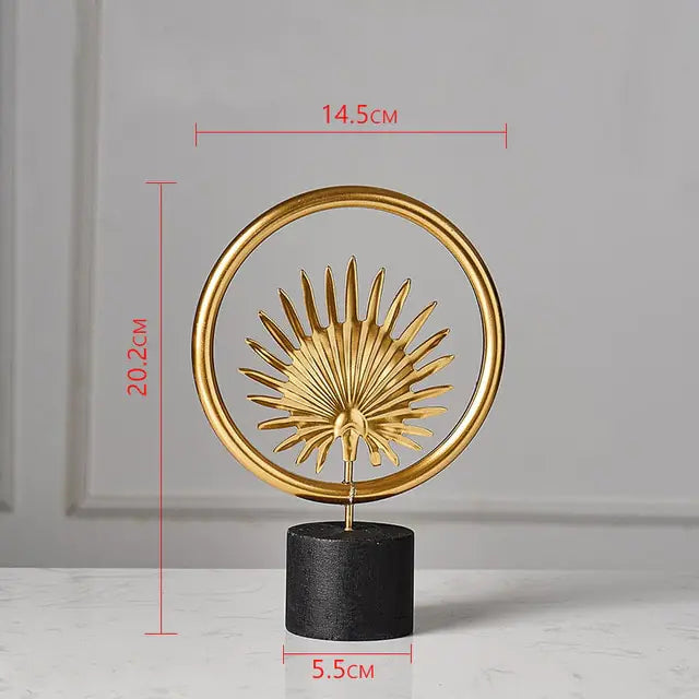 Exquisite nordisch goldene Metallblatt-Dekoration - 🇨🇭Trendprodukte Fast Gratis🇨🇭