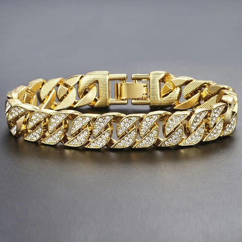 Miami Gold Curb Cuban Armband - 🇨🇭Trendprodukte Fast Gratis🇨🇭