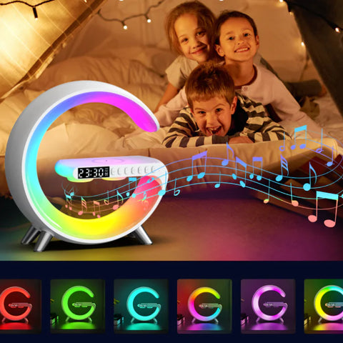 Der Fastgratisator: 4-in-1 Multifunktionsgadget: Ladegerät, Wecker, Bluetooth-Lautsprecher und RGB-LED-Licht - 🇨🇭Trendprodukte Fast Gratis🇨🇭