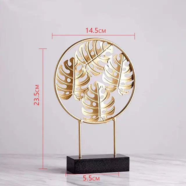 Exquisite nordisch goldene Metallblatt-Dekoration - 🇨🇭Trendprodukte Fast Gratis🇨🇭