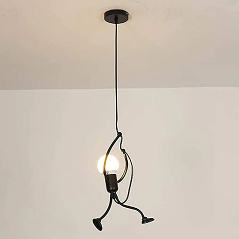 Spass und Eleganz: Die LED Metall Mann Pendelleuchte - 🇨🇭Trendprodukte Fast Gratis🇨🇭