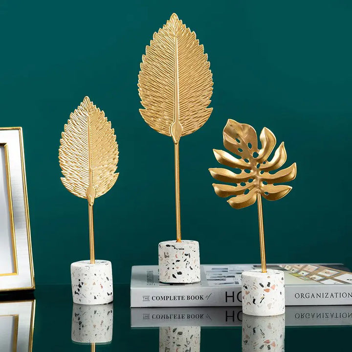 Exquisite nordisch goldene Metallblatt-Dekoration - 🇨🇭Trendprodukte Fast Gratis🇨🇭