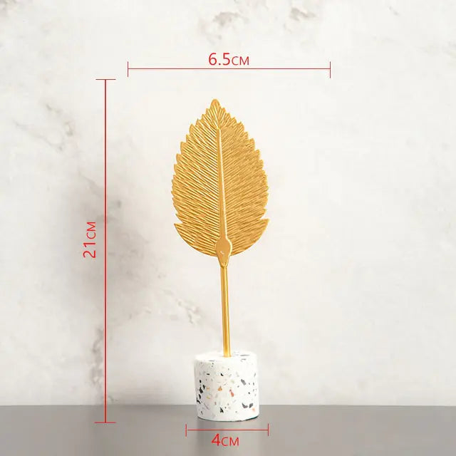 Exquisite nordisch goldene Metallblatt-Dekoration - 🇨🇭Trendprodukte Fast Gratis🇨🇭
