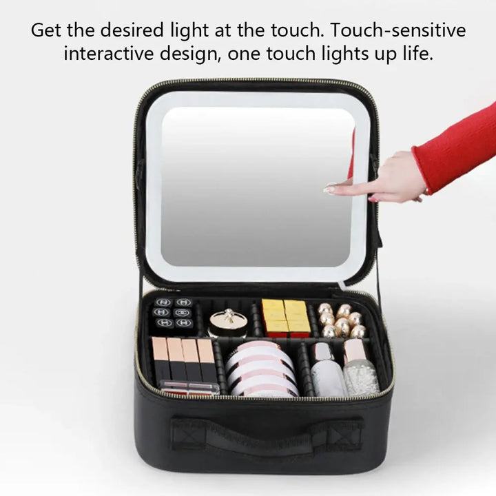 Kosmetik-Koffer mit Smart LED beleuchtetem Spiegel - 🇨🇭Trendprodukte Fast Gratis🇨🇭